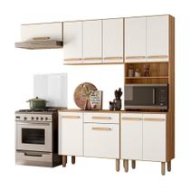 Cozinha com Balcão Lemon com 10 Portas e 1 Gaveta 222 cm Cozinha com Balcão Lemon com 10 Portas e 1 Gaveta 222 cm