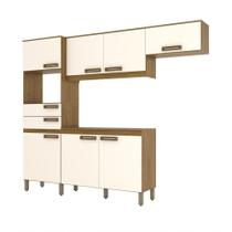 Cozinha Compacta 07 Portas B107 Briz Nature Com Off White