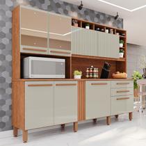 Cozinha Compacta 100% MDF 8 Portas 2 Gavetas Millena Yescasa Cozinha Compacta 100% MDF 8 Portas 2 Gavetas Millena Yescasa