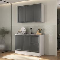 Cozinha Compacta 2 Peças 1 Aéreo 1 Balcão Soho CabeCasa MadeiraOriginals