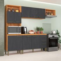 Cozinha Compacta 2 Peças 198cm X 240cm Malu Cozinha Compacta 2 Peças 198cm X 240cm Malu