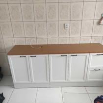 Cozinha Compacta 2 Peças 2 Balcões Soho CabeCasa MadeiraOriginals Branco