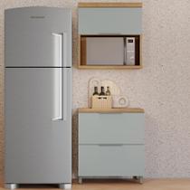 Cozinha Compacta 2 Peças 2 Portas 1 Gaveta 1 Nicho 100% MDF
