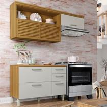 Cozinha Compacta 2 Peças 4 Portas 3 Gavetas 100 MDF