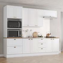 Cozinha Compacta 271,5cm 5 peças 10 Portas 5 Gavetas Americana Henn Cozinha Compacta 271,5cm 5 peças 10 Portas 5 Gavetas Americana Henn