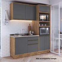 Cozinha Compacta 3 Peças 6 Portas Viena