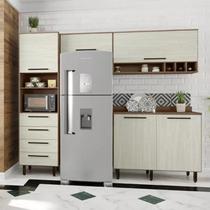 Cozinha Compacta 4 Peças 5 Portas 4 Gavetas Evolution Plus Cozinha Compacta 4 Peças 5 Portas 4 Gavetas Evolution Plus
