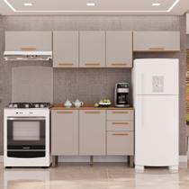 Cozinha Compacta 4 Peças 8 Portas 2 Gavetas Bella
