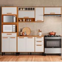 Cozinha Compacta 4 Peças 9 Portas 3 Gavetas com Tampo Itatiaia Napoles