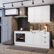 Cozinha Compacta 4 Peças com Aéreo Geladeira Amy Casa 812