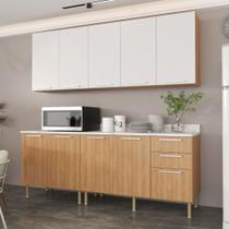 Cozinha Compacta 4 Peças com Armário e Balcão com Tampo Multimóveis CR20448