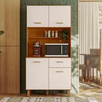 Cozinha Compacta 4 Portas 1 Gaveta New Izis Poliman