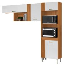 Cozinha Compacta 4 Portas 240 cm MDP Vitoria ARMoveis Cozinha Compacta 4 Portas 240 cm MDP Vitoria ARMoveis