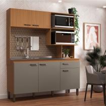 Cozinha Compacta 5 Portas 1 Gaveta Evelin Móveis Sul