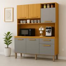 Cozinha Compacta 6 Portas 1 Gaveta Nápoles Cozinha Compacta 6 Portas 1 Gaveta Nápoles