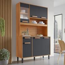 Cozinha Compacta 6 Portas 1 Gavetas 120cm Nápoles Itatiaia