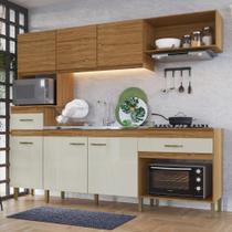 Cozinha Compacta 6 Portas 2 Gavetas com Armário e Balcão CO2624 - Decibal