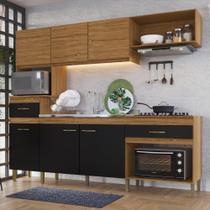 Cozinha Compacta 6 Portas 2 Gavetas com Armário e Balcão CO2624 - Decibal
