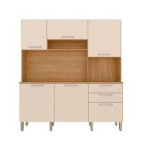 Cozinha Compacta 6 Portas 2 Gavetas Diamante 180cm Kits Paraná Cozinha Compacta 6 Portas 2 Gavetas Diamante 180cm Kits Paraná