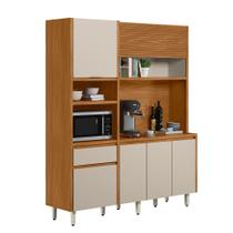 Cozinha Compacta 6 Portas 5 Prateleiras 1 Gaveta Monet Linea Brasil