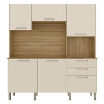 Cozinha Compacta 6P 2G 180 cm Ferrara Freijo Soft KTP Cozinha Compacta 6P 2G 180 cm Ferrara Freijo Soft KTP