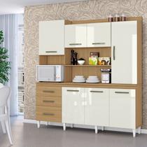 Cozinha Compacta 7 Portas 3 Gavetas ATACAMA/OFF-WHITE