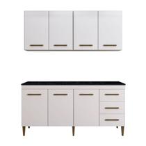 Cozinha Compacta 7 Portas 3 Gavetas Atenas Kaiki Móveis