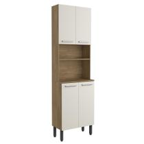 Cozinha Compacta 70 cm 4 Portas 1 Prateleira Samba Branco Cozinha Compacta 70 cm 4 Portas 1 Prateleira Samba Branco
