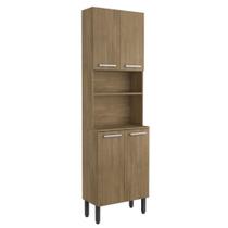 Cozinha Compacta 70 cm 4 Portas 1 Prateleira Samba Carvalho Cozinha Compacta 70 cm 4 Portas 1 Prateleira Samba Carvalho