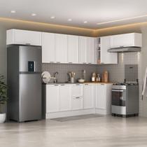 Cozinha Compacta 8 Peças 5 Aéreos 3 Balcões Soho CabeCasa MadeiraOriginals Branco