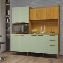Cozinha Compacta 8 Portas 2 Gavetas com Tampo Jean CHF