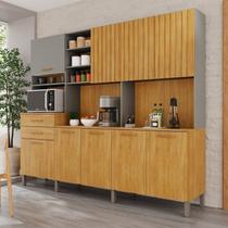 Cozinha Compacta 9 Portas 2 Gavetas Louvre