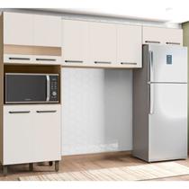 Cozinha Compacta 9 Portas com Nicho para Microondas Sintra - Poliman Móveis