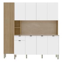 Cozinha Compacta 9P 1G 201 cm Pulse Freijo Artico Cp Riscatto Freijo KTP