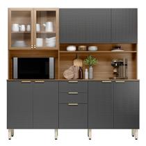 Cozinha Compacta Amora 10 Portas e 2 Gavetas - Demóbile Cozinha Compacta Amora 10 Portas e 2 Gavetas - Demóbile