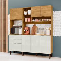 Cozinha Compacta Boreal 7 Portas e 2 Gavetas Espresso Móveis