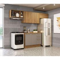 Cozinha Compacta Botanic 6 PT 3 GV Nogueira e Fendi Cozinha Compacta Botanic 6 PT 3 GV Nogueira e Fendi