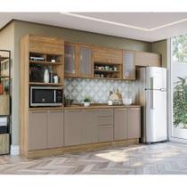 Cozinha Compacta Botanic com Tela 12 PT 3 GV Nogueira e Fendi Cozinha Compacta Botanic com Tela 12 PT 3 GV Nogueira e Fendi