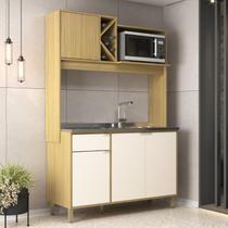 Cozinha Compacta Canary Off White - Sophia Móveis Sul Cozinha Compacta Canary Off White - Sophia Móveis Sul