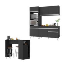 Cozinha Compacta com Bancada Americana/Mesa Veneza Multimóveis MP2211