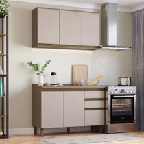 Cozinha Compacta Connect 6 Portas 2 Gavetas 100% Mdf Duna/Cristai - Henn