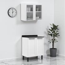 Cozinha Compacta em Aço 2 Peças 4 Portas Florença Itatiaia