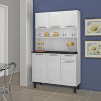 Cozinha Compacta em Aço com Tampo 6 Portas 1 Gaveta 105cm Rose Itatiaia Cozinha Compacta em Aço com Tampo 6 Portas 1 Gaveta 105cm Rose Itatiaia