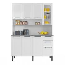 Cozinha Compacta Itatiaia Florença 140 em Aço 8 Portas 2 Gavetas Cozinha Compacta Itatiaia Florença 140 em Aço 8 Portas 2 Gavetas