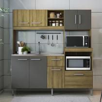 Cozinha Compacta Jasmin 8 PT 1 GV Dakar e Vulcano Cozinha Compacta Jasmin 8 PT 1 GV Dakar e Vulcano