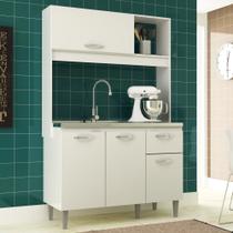 Cozinha Compacta Katy 04 Portas 01 Gaveta Branco Mega Sul Cozinha Compacta Katy 04 Portas 01 Gaveta Branco Mega Sul