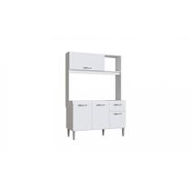Cozinha Compacta Katy CZ 6041 04 Portas 01 Gaveta Branco - IRM Móveis - IRM MOVEIS Cozinha Compacta Katy CZ 6041 04 Portas 01 Gaveta Branco - IRM Móveis - IRM MOVEIS