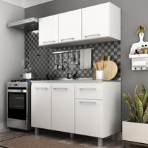 Cozinha Compacta Lara 6 Portas 1 Gaveta Branco - Jcarvalho