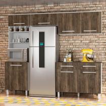 Cozinha compacta lorena branco/carvalho