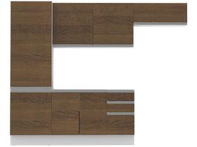 Cozinha Compacta Madesa 100% MDF Acordes Com Armário e Balcão